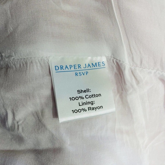 Draper James RSVP XL Maxi Dress Red White Stripe Tiered Short Sleeve Wide Neck - Picture 12 of 13